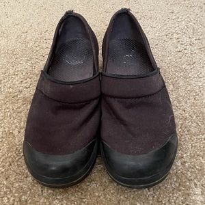 Black clogs